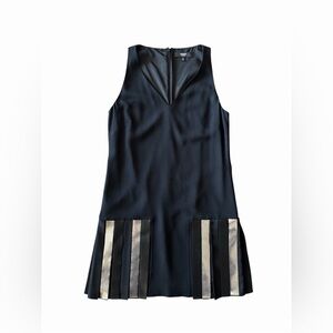 ARCHIVAL Versus Versace 2016 Metallic Pleat Mini Dress | IT 40 (Fits US 4-6)